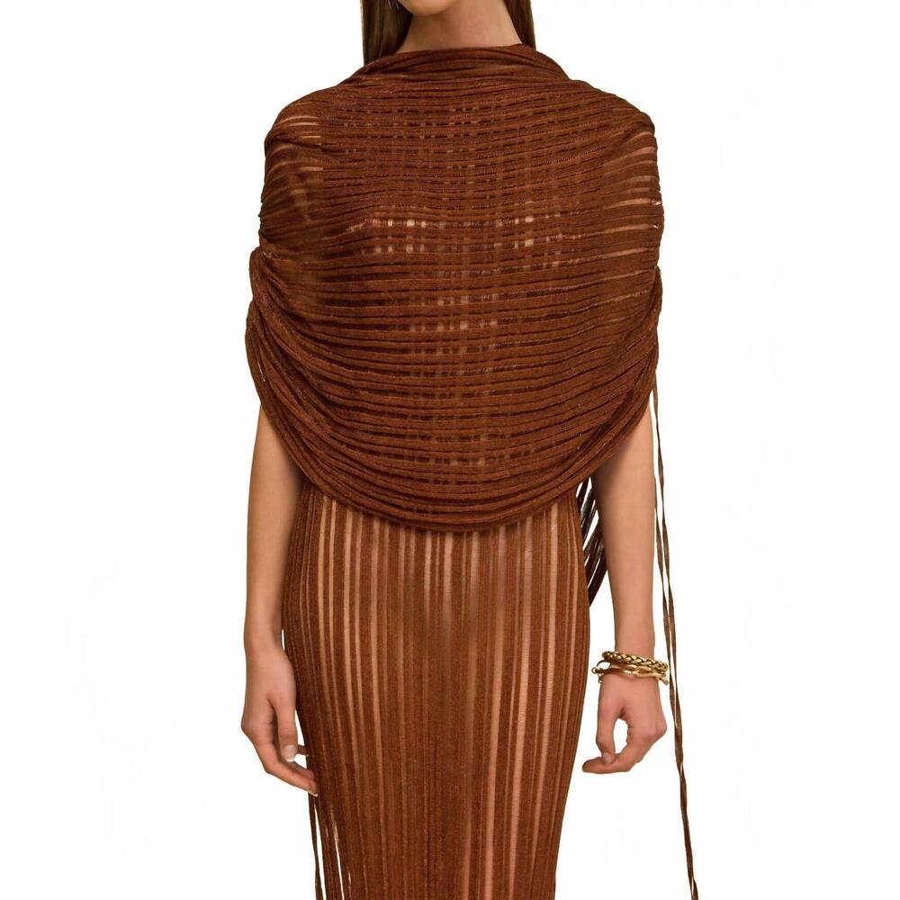 NEW CULT GAIA kaya knit dress in saddle - Picture 4 of 7
